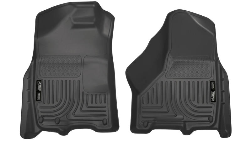 Husky Liners - Husky Liners 09 - 10 Dodge Ram 1500/2500/3500 WeatherBeater Front Row Black Floor Liners - Demon Performance