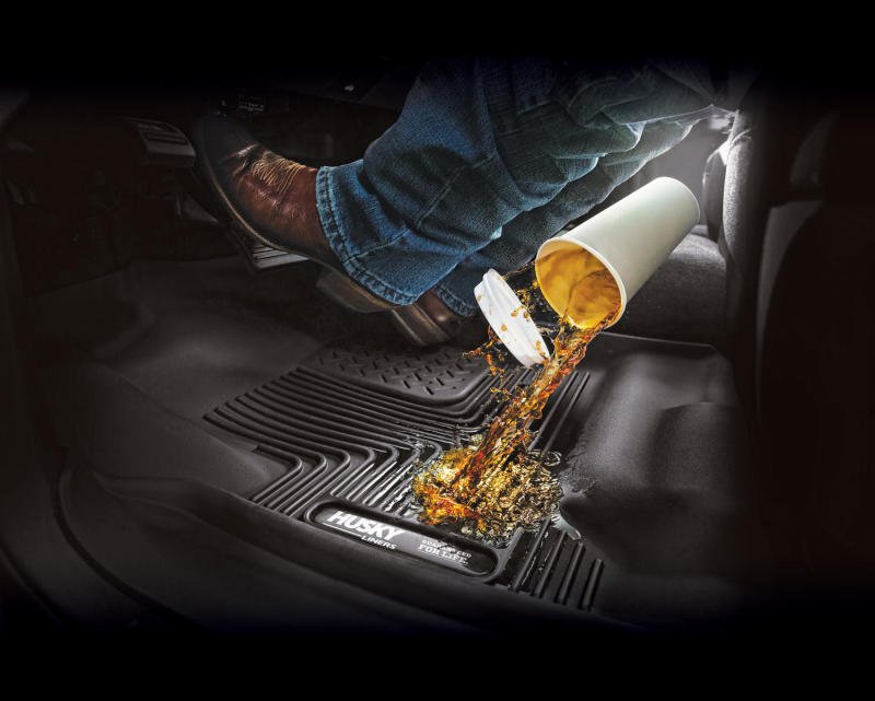 Husky Liners - Husky Liners 09 - 14 Dodge Ram/Ram Quad Cab X - Act Contour Black Front Floor Liners - Demon Performance