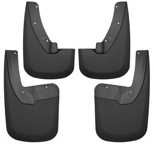 Husky Liners - Husky Liners 09 - 17 Dodge Ram 1500/2500 Both w/ OE Fender Flares Front and Rear Mud Guards - Black - Demon Performance