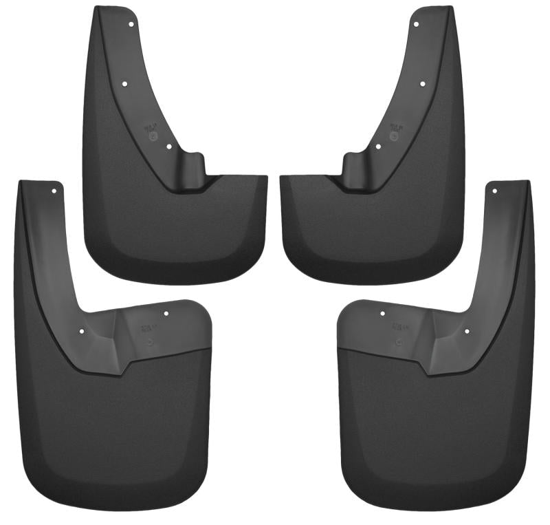 Husky Liners - Husky Liners 09 - 17 Dodge Ram 1500/2500 Both w/ OE Fender Flares Front and Rear Mud Guards - Black - Demon Performance