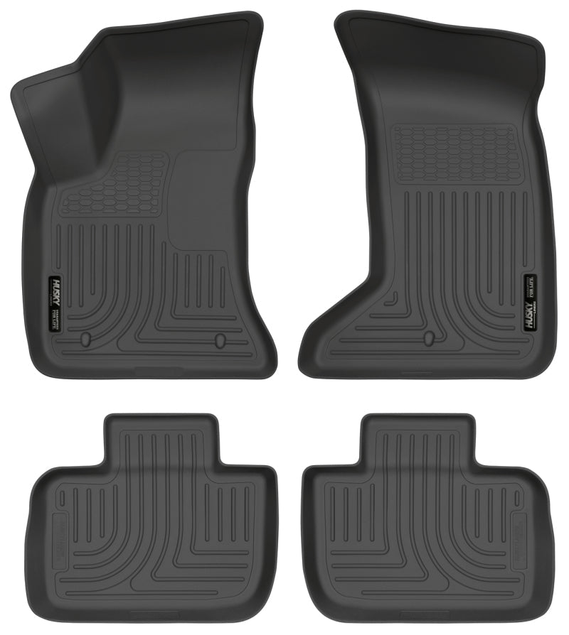 Husky Liners - Husky Liners 11 - 12 Dodge Charger/Chrysler 300 (AWD Only) WeatherBeater Combo Black Floor Liners - Demon Performance