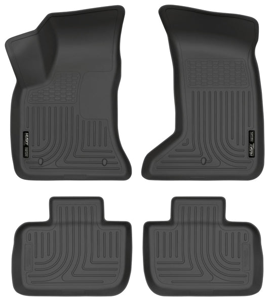 Husky Liners - Husky Liners 11 - 12 Dodge Charger/Chrysler 300 (AWD Only) WeatherBeater Combo Black Floor Liners - Demon Performance