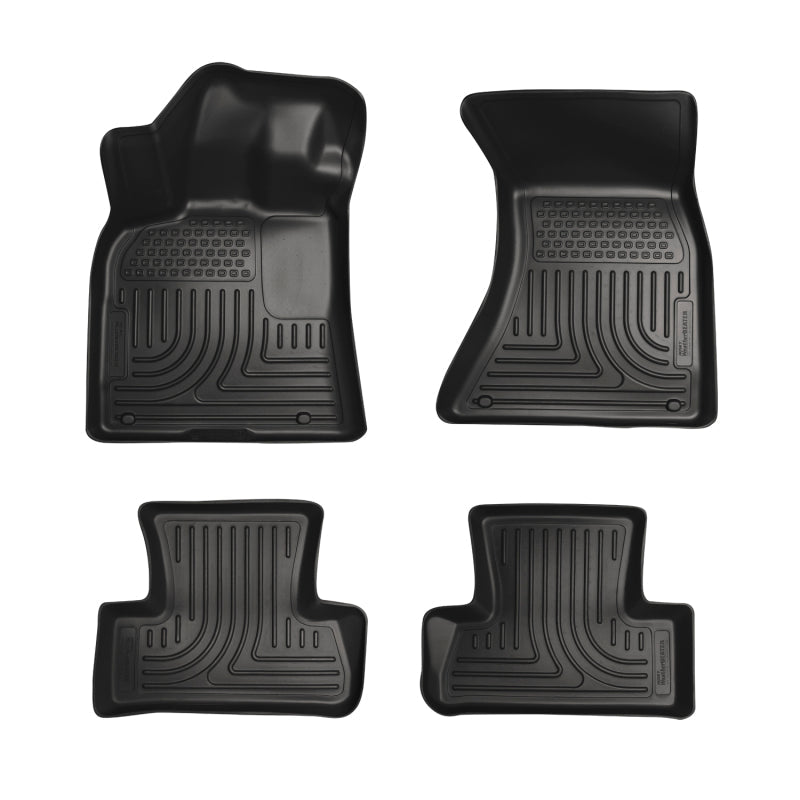 Husky Liners - Husky Liners 11 - 12 Dodge Charger/Chrysler 300 (AWD Only) WeatherBeater Combo Black Floor Liners - Demon Performance