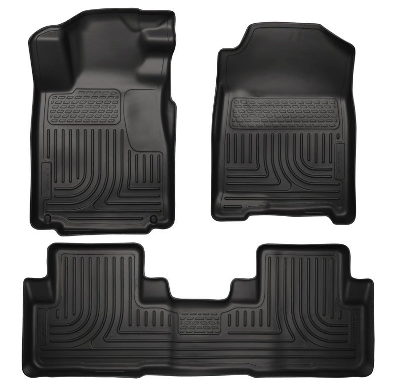 Husky Liners - Husky Liners 11 - 12 Dodge Charger/Chrysler 300 (AWD Only) WeatherBeater Combo Black Floor Liners - Demon Performance