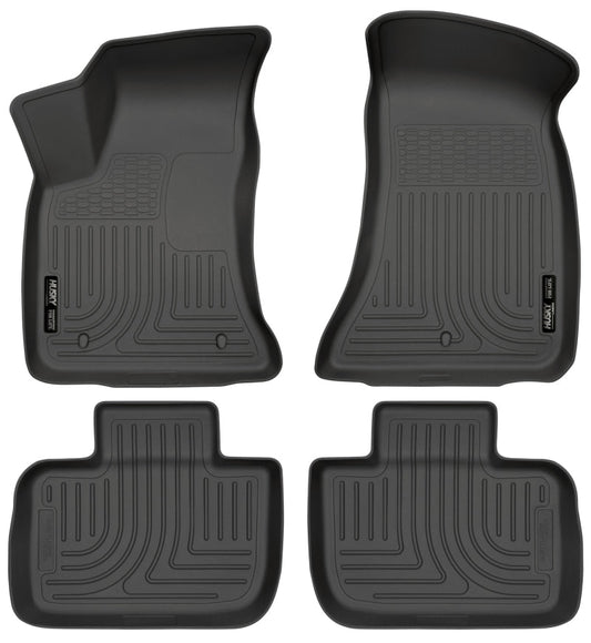 Husky Liners - Husky Liners 11 - 12 Dodge Charger/Chrysler 300 WeatherBeater Combo Black Floor Liners - Demon Performance