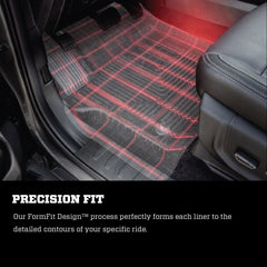 Husky Liners - Husky Liners 16 - 22 Dodge Challenger (RWD) Front & Second Row Black Floor Liners - Demon Performance