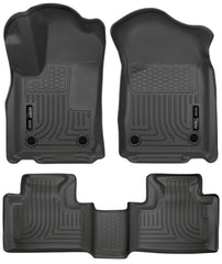 Husky Liners - Husky Liners 16 - 22 Dodge Durango Weatherbeater Black Front & 2nd Seat Floor Liners - Demon Performance