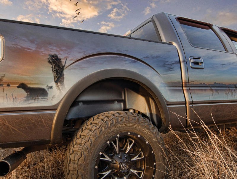 Husky Liners - Husky Liners 19 - 21 Ram 1500 Wheel Well Guards Rear - Black - Demon Performance