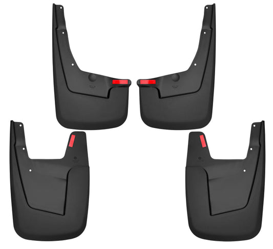 Husky Liners - Husky Liners 19 - 22 RAM 1500 w/o OEM Fender Flares Custom - Molded Front & Rear Mud Guards - Demon Performance