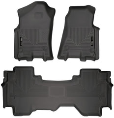 Husky Liners - Husky Liners 19 Dodge Ram 1500 Quad Cab Weatherbeater Black Front & 2nd Seat Floor Liners - Demon Performance