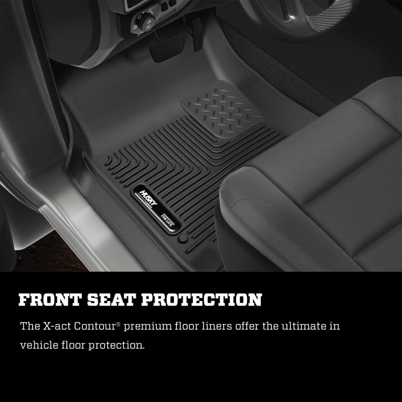 Husky Liners - Husky Liners 2019+ Dodge Ram 1500 Crew Cab X - Act Contour Black 2nd Seat Floor Liners - Demon Performance