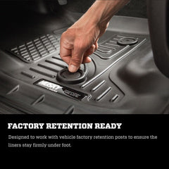 Husky Liners - Husky Liners 2019 Ram 1500 Crew Cab WeatherBeater Black Second Row Floor Liners - Demon Performance