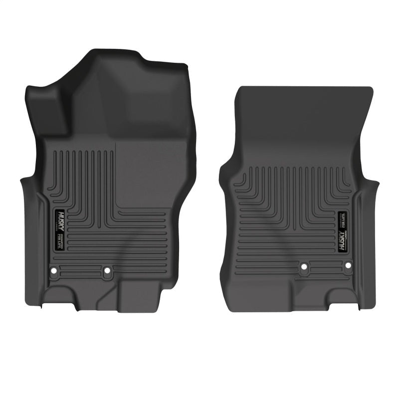 Husky Liners - Husky Liners 2022 Nissan Frontier King Cab Ext. Cab/CC WeatherBeater Black Front Floor Liners - Demon Performance