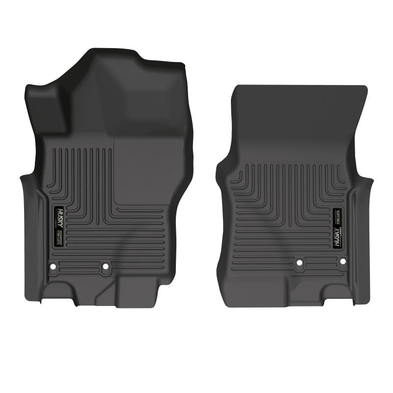Husky Liners - Husky Liners 2022 Nissan Frontier King Cab Ext. Cab/CC WeatherBeater Black Front Floor Liners - Demon Performance