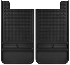 Husky Liners - Husky Liners Universal 12in Wide Black Rubber Rear Mud Flaps w/o Weight - Demon Performance