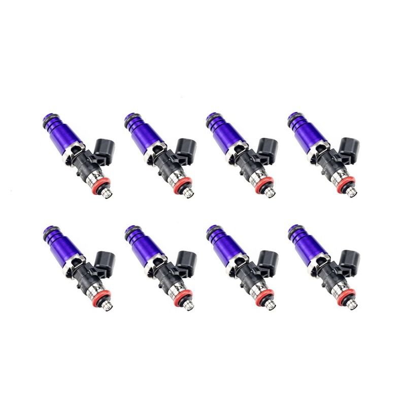 Injector Dynamics - Injector Dynamics 1340cc Injectors - 60mm Length - 14mm Purple Top - 15mm Lower O-Ring (Set of 8) - Demon Performance