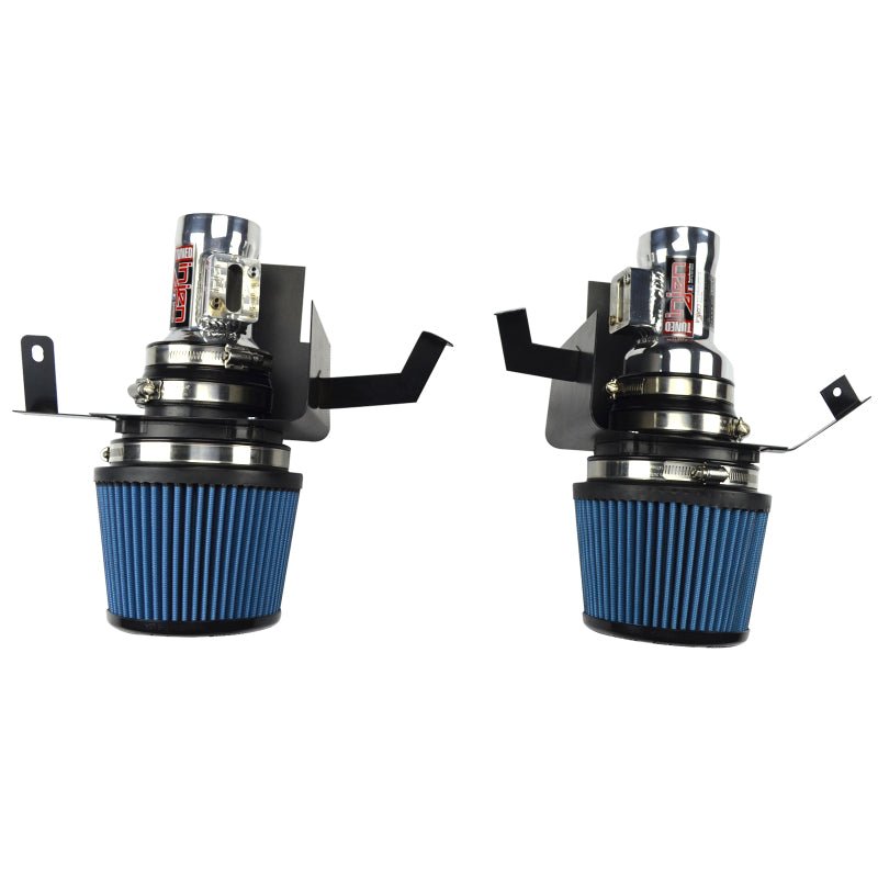 Injen - Injen 07 - 08 350Z 3.5L V6 Air Fusion and Air Horns Polished Short Ram Intake - Demon Performance