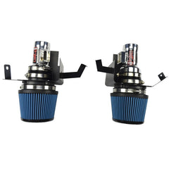 Injen - Injen 07 - 08 350Z 3.5L V6 Air Fusion and Air Horns Polished Short Ram Intake - Demon Performance