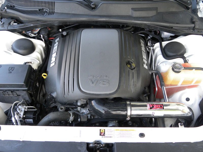 Injen - Injen 09 - 14 Dodge Challenger Hemi 5.7L V8 SRT - 8 6.1L 5.7L V8 Wrinkle Black Power - Flow - Demon Performance