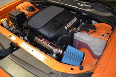 Injen - Injen 11 - 19 Dodge Challenger Hemi 5.7L V8 Wrinkle Black Power - Flow Air Intake System w/Heat Shield - Demon Performance