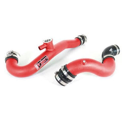 Injen - Injen 15 - 19 Ford Mustang 2.3L EcoBoost Aluminum Intercooler Piping Kit - Wrinkle Red - Demon Performance