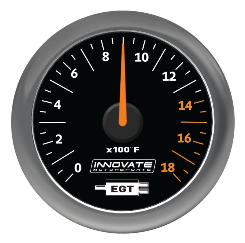 Innovate Motorsports - Innovate MTX Analog Exhaust Gas Temperature Gauge Kit - Black Dial - Demon Performance