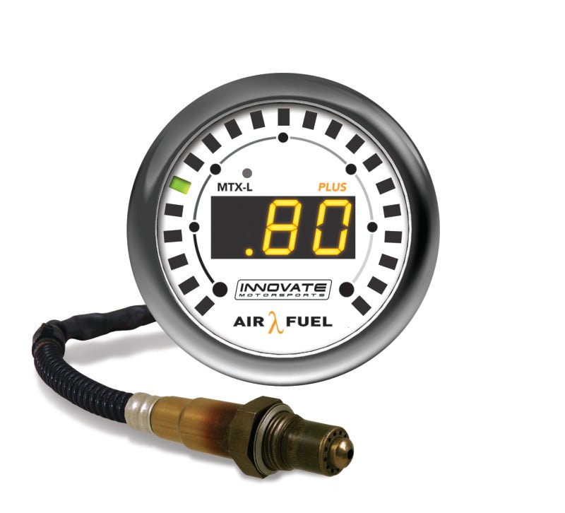 Innovate Motorsports - Innovate MTX - L PLUS Digital Air/Fuel Ratio Gauge Kit 8ft w/O2 Sensor - Demon Performance