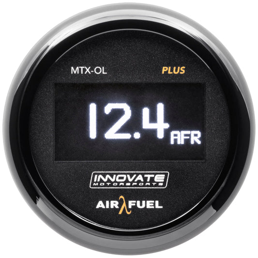 Innovate Motorsports - Innovate MTX - OL PLUS Wideband Digital Air/Fuel Ratio OLED Gauge Kit 8ft w/O2 Sensor - Demon Performance