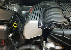 J&L - J&L 11 - 24 Dodge Charger SRT 6.4L Hemi Passenger Side Oil Separator 3.0 - Black Anodized - Demon Performance