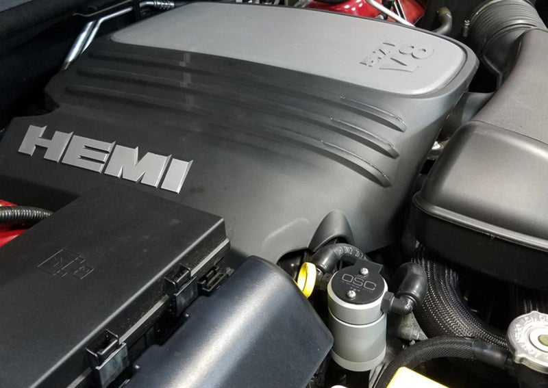 J&L - J&L 11 - 24 Jeep Grand Cherokee 5.7L Passenger Side Oil Separator 3.0 - Clear Anodized - Demon Performance
