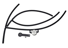 J&L - J&L 16 - 24 Nissan Titan 5.6L Passenger Side Oil Separator 3.0 - Clear Anodized - Demon Performance