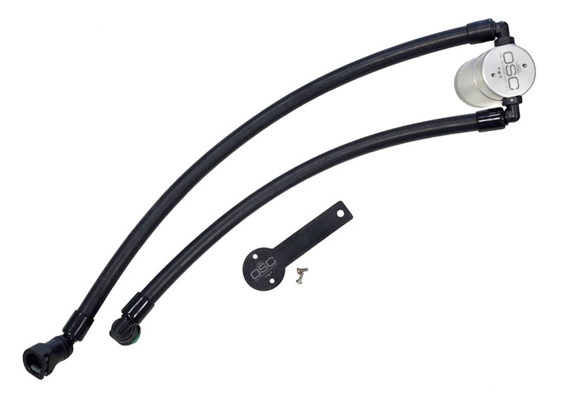 J&L - J&L 2021 - 2024 Ram TRX 6.2L Supercharged Passenger Side Oil Separator 3.0 - Clear Anodized - Demon Performance