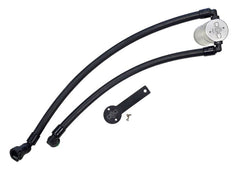 J&L - J&L 2021 - 2024 Ram TRX 6.2L Supercharged Passenger Side Oil Separator 3.0 - Clear Anodized - Demon Performance