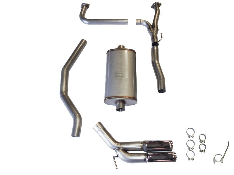 JBA - JBA 04 - 20 Nissan Titan 5.6L 304SS Pass Side Dual Exit Cat - Back Exhaust - Demon Performance