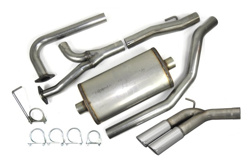 JBA - JBA 04 - 20 Nissan Titan 5.6L 409SS Pass Side Dual Exit Cat - Back Exhaust - Demon Performance