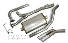 JBA - JBA 04 - 20 Nissan Titan 5.6L 409SS Pass Side Dual Exit Cat - Back Exhaust - Demon Performance