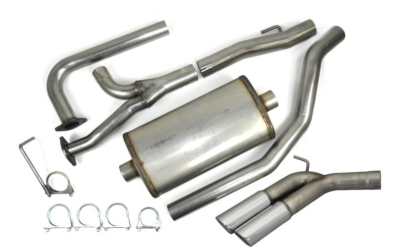 JBA - JBA 04 - 20 Nissan Titan 5.6L 409SS Pass Side Dual Exit Cat - Back Exhaust - Demon Performance