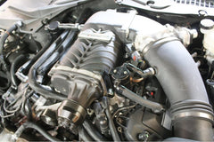 J&L - J&L 11 - 17 Ford Mustang GT (w/Roush/VMP Supercharger) Driver Side Oil Separator 3.0 - Black Anodized - Demon Performance
