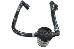 J&L - J&L 2018 - 2023 Ford Mustang GT Passenger Side Oil Separator 3.0 - Black Anodized - Demon Performance