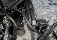 J&L - J&L 2020 - 2022 Ford Mustang GT500 Passenger Side Oil Separator 3.0 - Black Anodized - Demon Performance