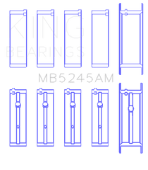 King Engine Bearings - King 91 - 04 Nissan 146CI/2.4L KA24DE L4 / 89 - 97 146CI/2.4L KA24E L4 (Size STD) Main Bearing Set - Demon Performance