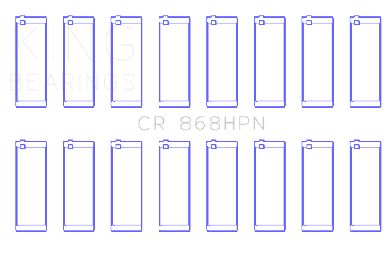 King Engine Bearings - King Ford Prod V8 4.6L/5.4L (Size 0.25) Performance Rod Bearing Set - Demon Performance