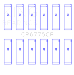 King Engine Bearings - King - Nissan 3.5L VQ35DE 2001 - 2006 Connecting Rod Bearing Set (6 Pairs) - Demon Performance