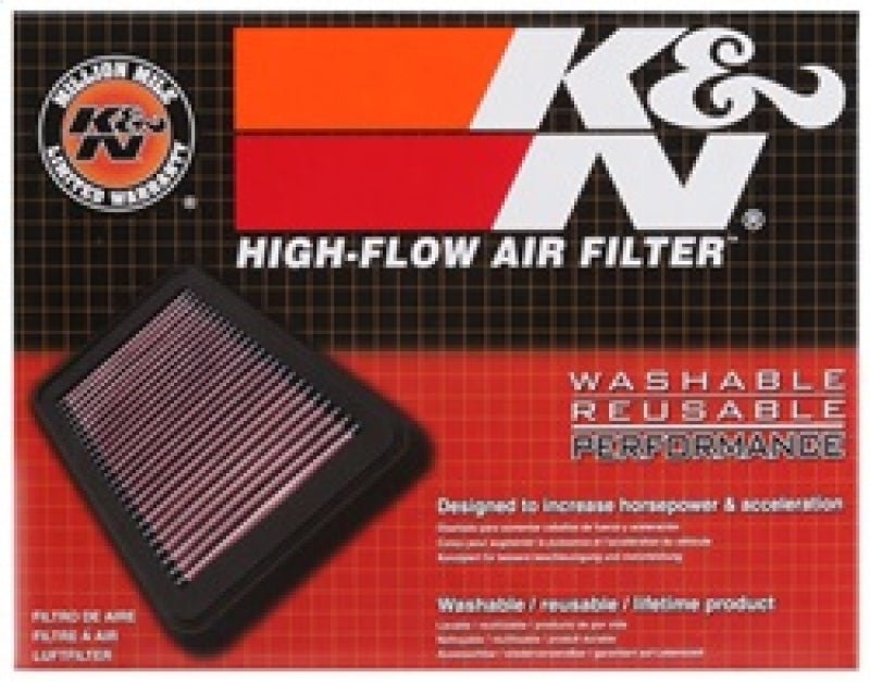 K&N Engineering - K&N 07 - 09 350z/370z/G35/G37 Drop In Air Filter - Demon Performance