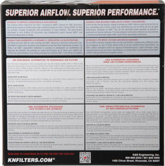 K&N Engineering - K&N 09+ Nissan GTR Drop In Air Filter - Demon Performance