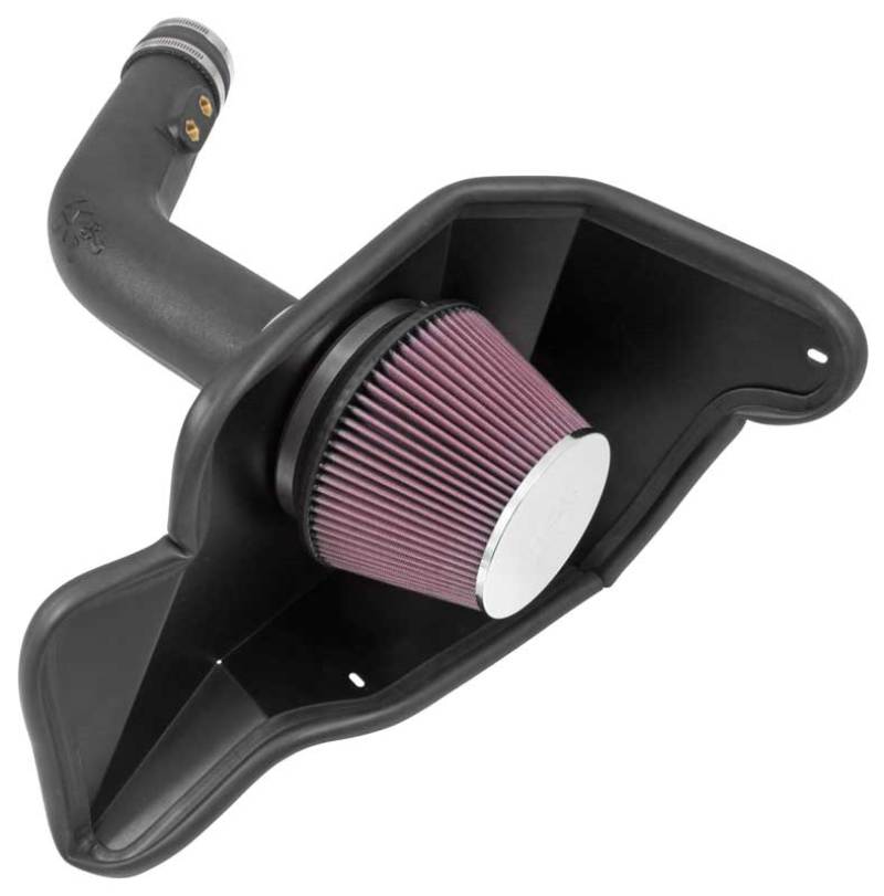 K&N Engineering - K&N 15 - 17 Ford Mustang 3.7L V6 F/I Performance Intake Kit - Demon Performance