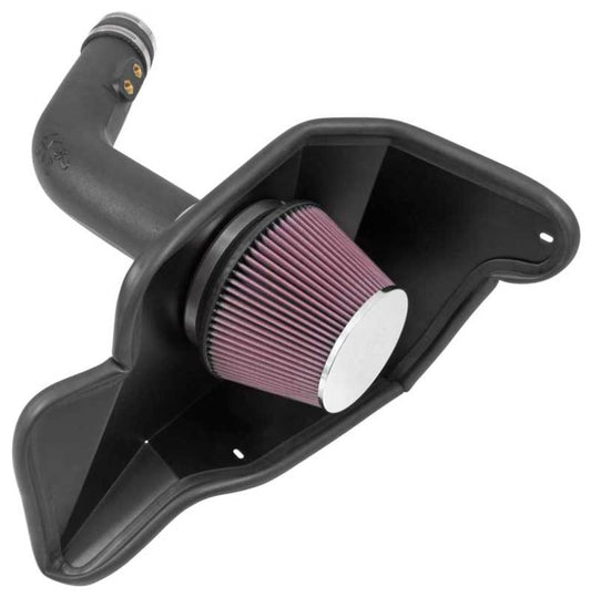 K&N Engineering - K&N 15 - 17 Ford Mustang 3.7L V6 F/I Performance Intake Kit - Demon Performance