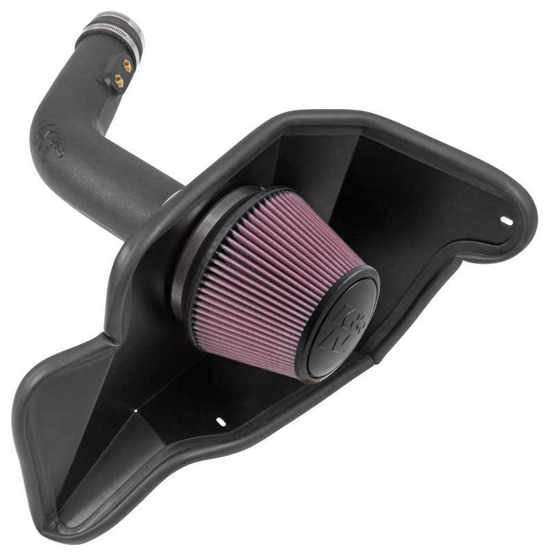 K&N Engineering - K&N 15 - 17 Ford Mustang 3.7L V6 F/I Performance Intake Kit - Demon Performance