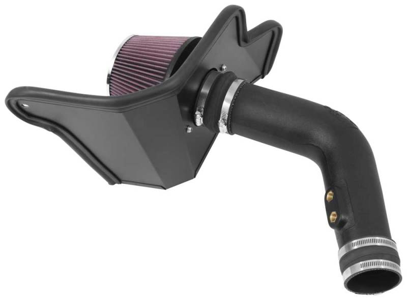 K&N Engineering - K&N 15 - 17 Ford Mustang 3.7L V6 F/I Performance Intake Kit - Demon Performance