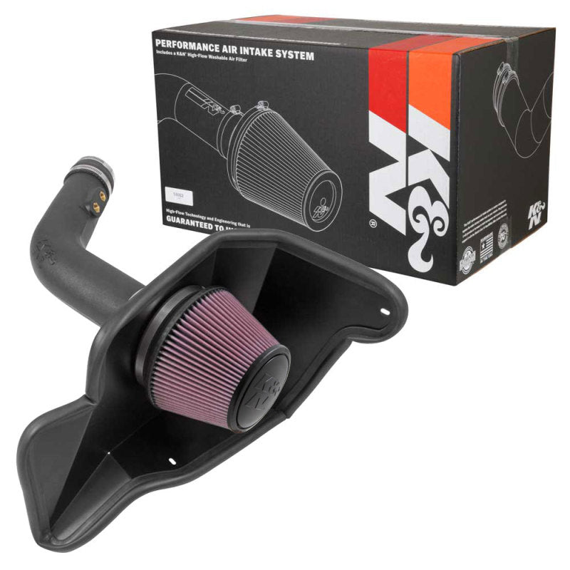 K&N Engineering - K&N 15 - 17 Ford Mustang 3.7L V6 F/I Performance Intake Kit - Demon Performance